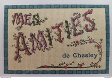 Mes Amitiés de Chesley - Carte avec ajouts de Strass