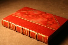 ANATOLE FRANCE, LE MANNEQUIN D'OSIER, RELIURE MAROQUIN SIGNEE, 1/2200 EX, 1923.