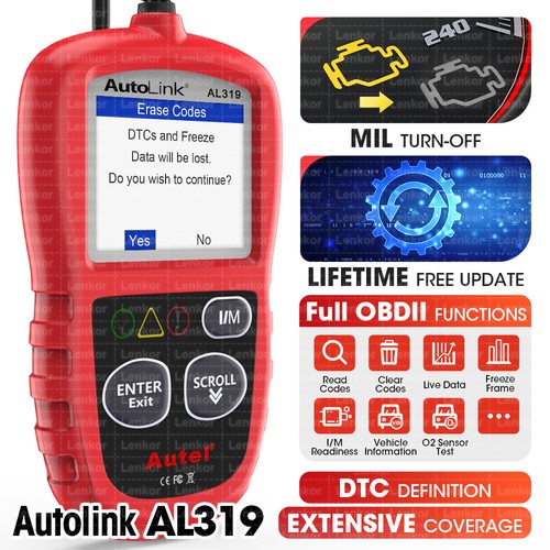 Autel autolink al319 obd2 can - al319,