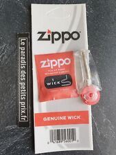 mèche pour ZIPPO + 6 pierres compatibles avec la plupart des briquets à pierre .