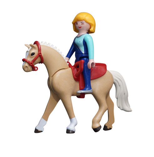 Playmobil cavalière avec