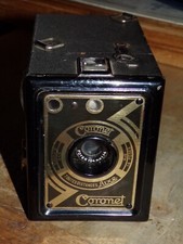 BOX BOITE PHOTGARAPHIQUE CORONET LUXE 6X9 OBJECTIF BOYER 104 mm