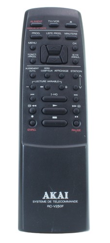 Akai v250f télécommande - akai, rc-v250f