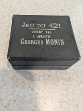 Ancienne Boite De Jeu Du 421 Apéritif Georges Monin - Sirop Bar Bistrot