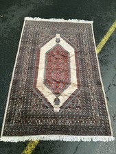 Ancien Tapis Persan Oriental Fait Main Senneh Pakistan Turc 2,5 x 1,2 m