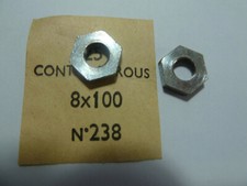 Algi Contre-Ecrou moyeu m8 x 100 (x2) - Accessoire Vélo ancien stock