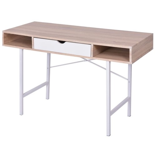 Bureau avec tiroir chêne et - chêne,