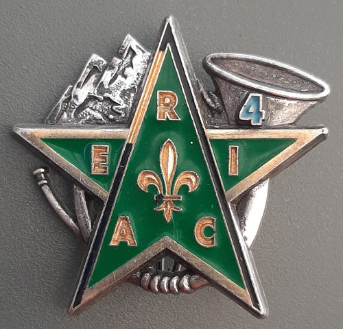 Insigne badge rcc eriac - 4°,