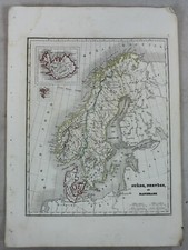 Carte d'Atlas de 1832 Monin -