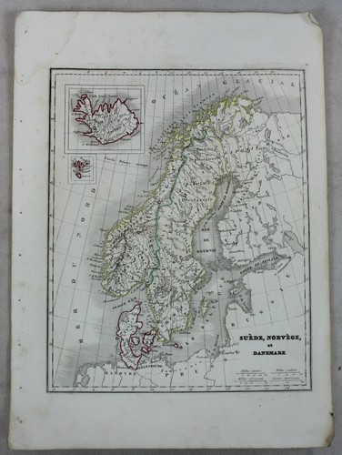 Carte atlas 1832 monin - 1832,