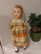 Ancienne poupée Raleigh Cellba Minerva Schildkrot 41 Cm Cheveux Moulée 