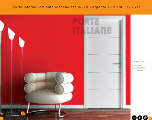 Portes intérieures laminées - intérieures,