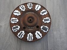 Cadran en bois ancien mouvement horloge pendule Henri II Oeil de Boeuf Clock Uhr