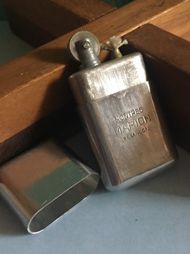 Ancien briquet essence alu - ancien, à