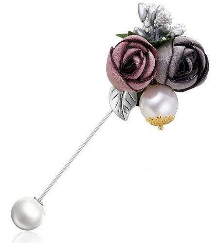 Broche revers bijou - de, fleur