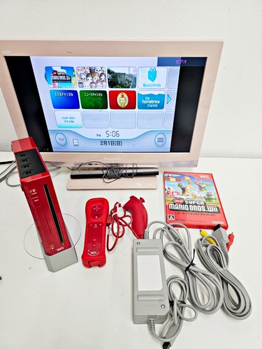 Console nintendo wii rouge - wii, 718