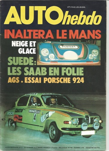 Auto hebdo autohebdo - n°, 1