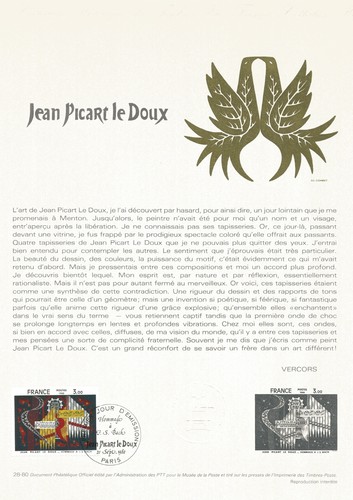 Document philatélique 1er - philatélique,