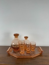 Service digestif vintage verre
