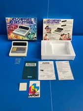 Jeu Nathan des chiffres et des lettres électronique ordinateur boîte notice 1982