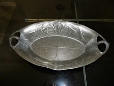 PANIERE CHOCOLATIERE ETAIN ART NOUVEAU JUGENSTIL