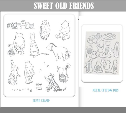 Sweet old friends stamps - old,