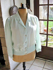 chemisier vert opaline, forme