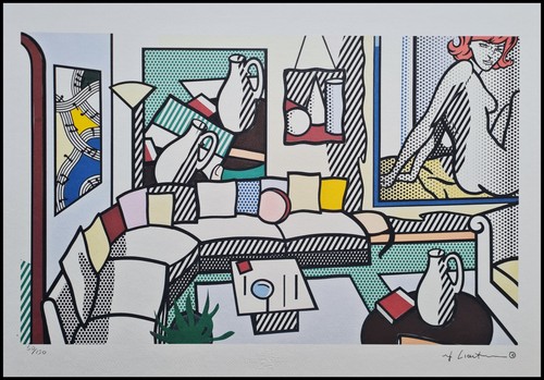 Roy lichtenstein intérieur - lichtenstein,
