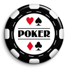 Jeton poker- Badge Epingle