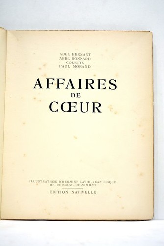Livre ancien hermant bonnard - livre,