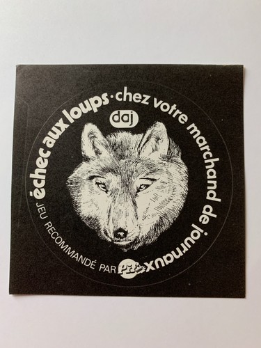 Sticker vintage echec aux - echec,
