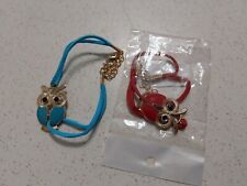 Deux bracelets hiboux  neuve 