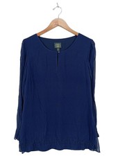 LAURA ASHLEY Blouse à manches longues Dames Blouse T EU 36 bleu