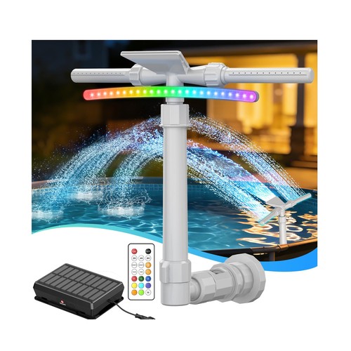 Fontaine piscine solaire - piscine,