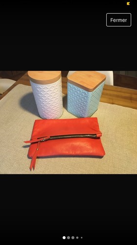 Pochette maje cuir - pochette,
