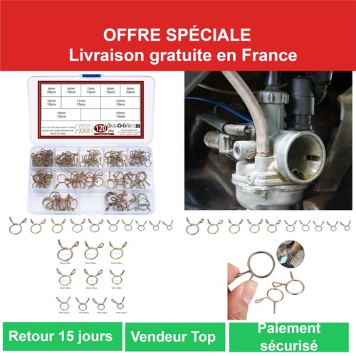 120 pcs colliers serrage - serrage, à