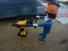 Ouvrier et Dameuse Playmobil