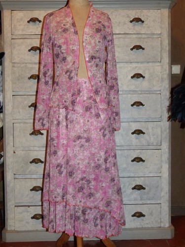 Ensemble boheme jupe veste - boheme,