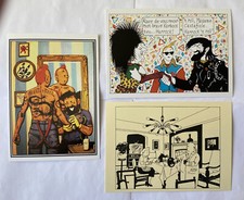 Lot 3 CP TINTIN PASTICHES