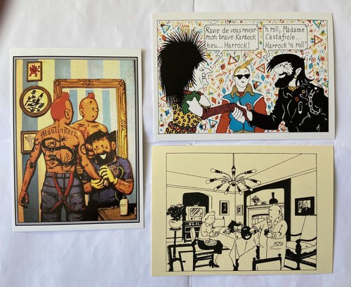 Lot tintin pastiches - tintin,