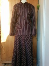 Ensemble Ventilo Taille 42 brodé Marron