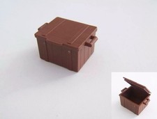 PLAYMOBIL WESTERN - Coffre Caisse Marron 3245 3278 3323 3804 4202 5640