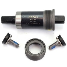 BOITIER DE PEDALIER CUVETTES AXE CARRE ACIER L 110 - 8005586810281