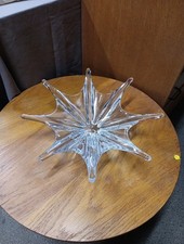 Grande Coupe Centre De Table Baccarat Étoile De Mer 1970 Diam. 38.5cm H 10cm