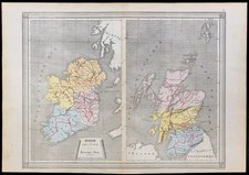1860 - Carte d'Ecosse et