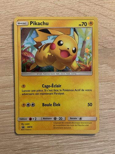 Carte pokemon pikachu - pokemon,