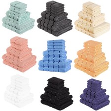 A2Z de Luxe 10 Pièce Serviette Bain Doux Et Absorbant Main Visage