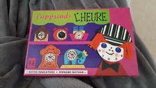 JEU VINTAGE NATHAN J'APPRENDS L'HEURE COMPLET 1971 REF 500 045