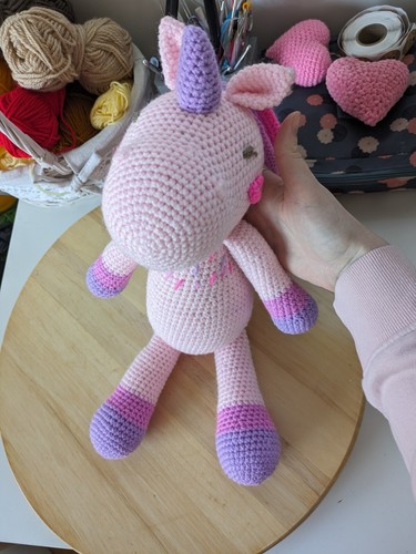 Licorne rose pour les - , enfant