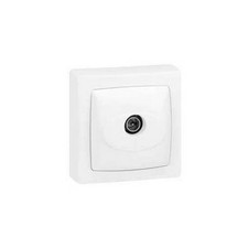 Legrand 086040 - Prise TV simple - m‚le - appareillage saillie complet - blanc